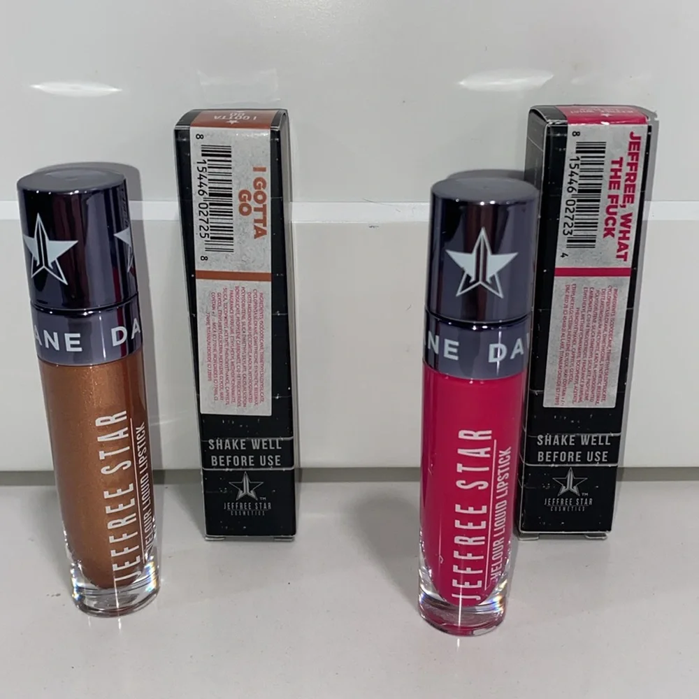 Jeffree Star Velour Liquid Lipstick Bundle Jeffree What The F*ck, I Gotta Go NIB